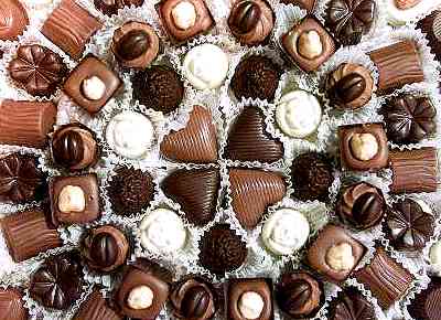 Chocolates e amor