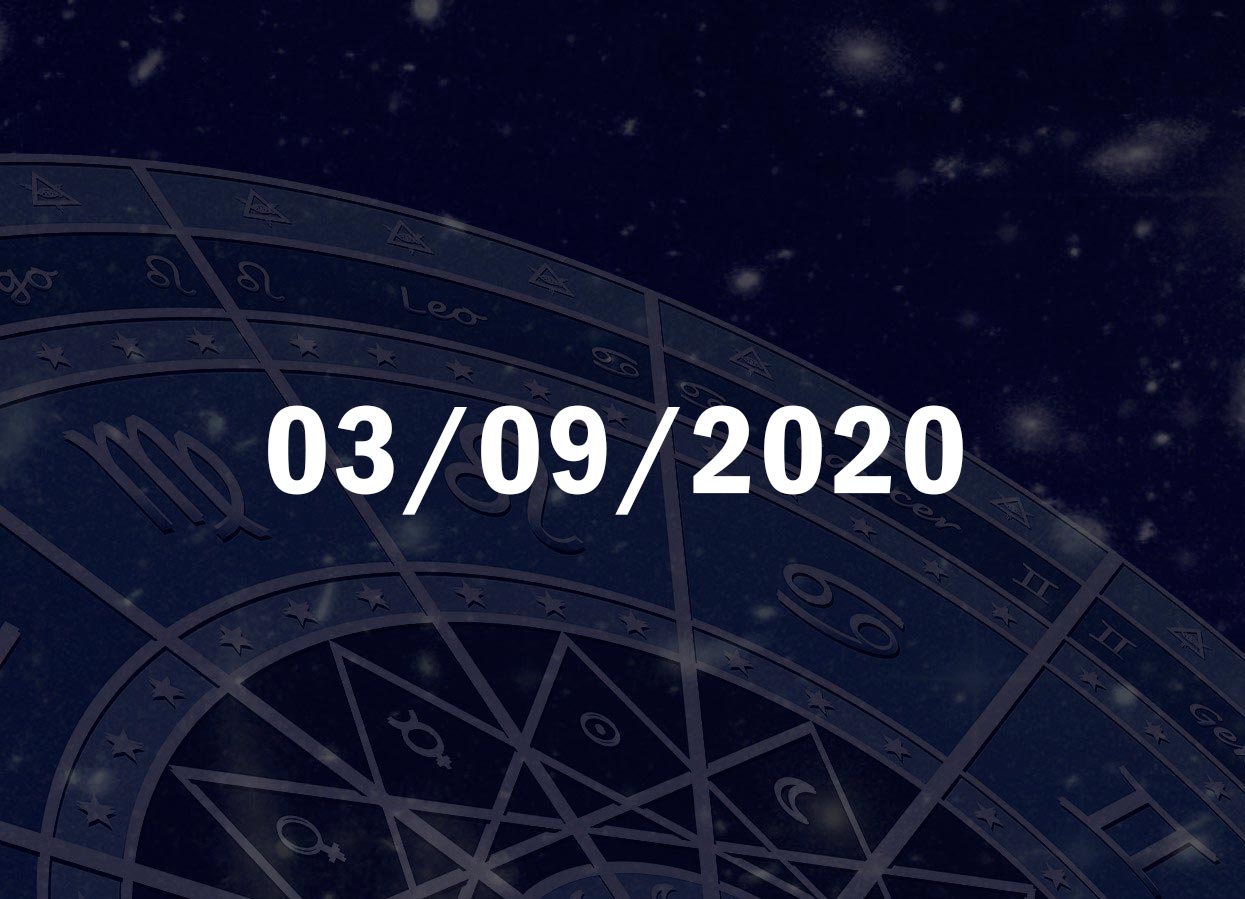 Horóscopo de Hoje, 03 de Setembro de 2020